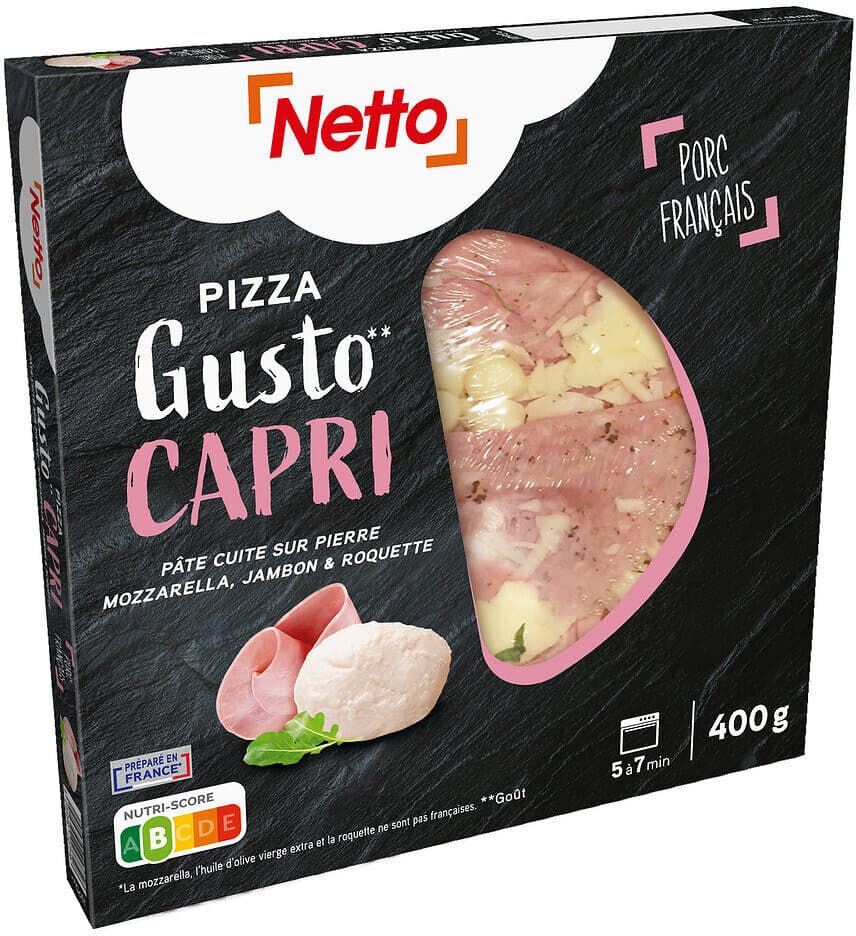 Netto Pizza premium - capri - 400g packshot