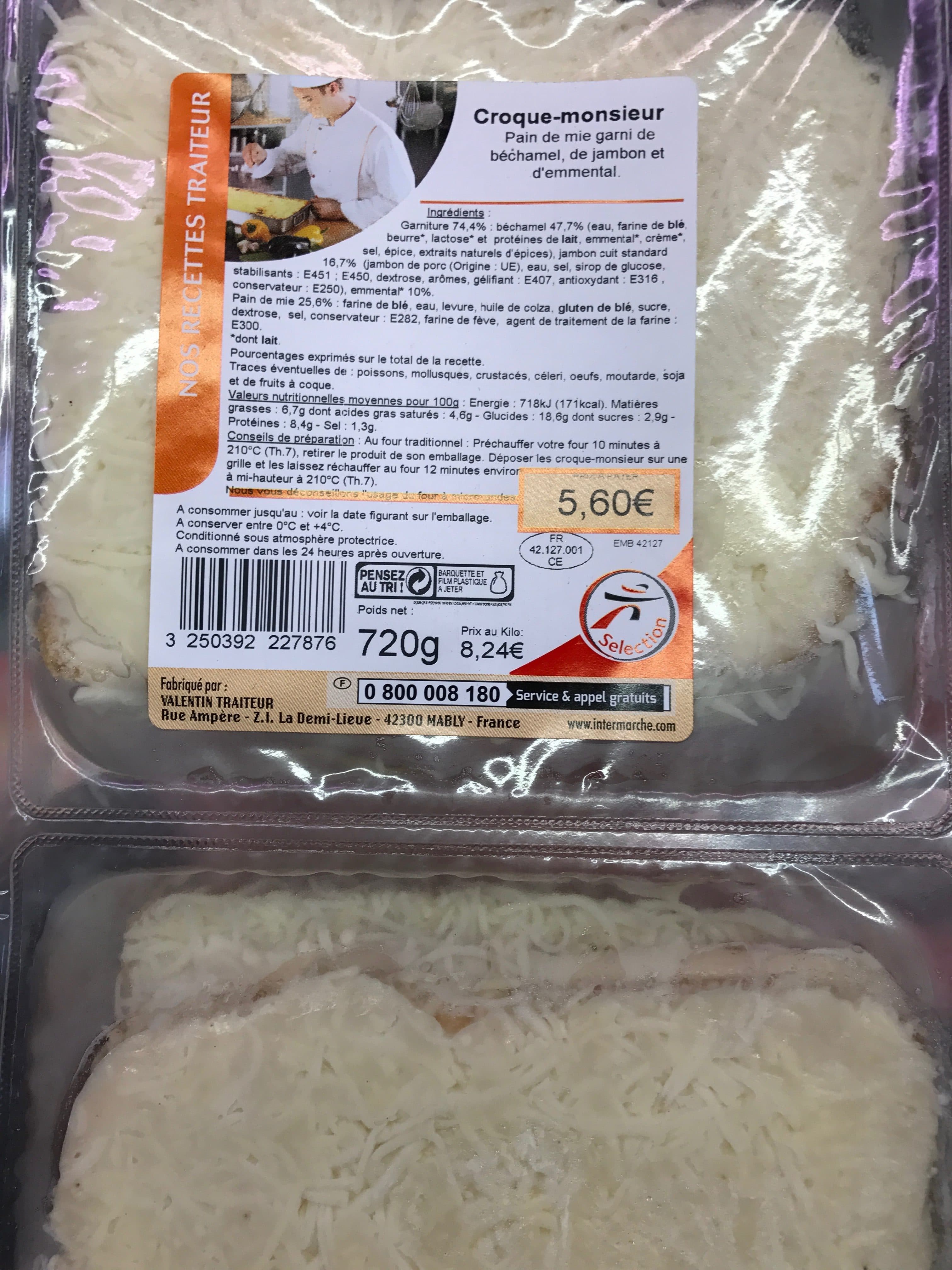 Nos recettes traiteur Croque-monsieur packshot