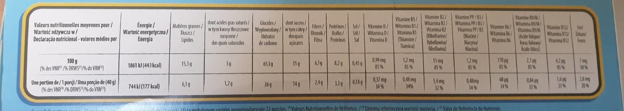 Chabrior Céréales crica lait packshot