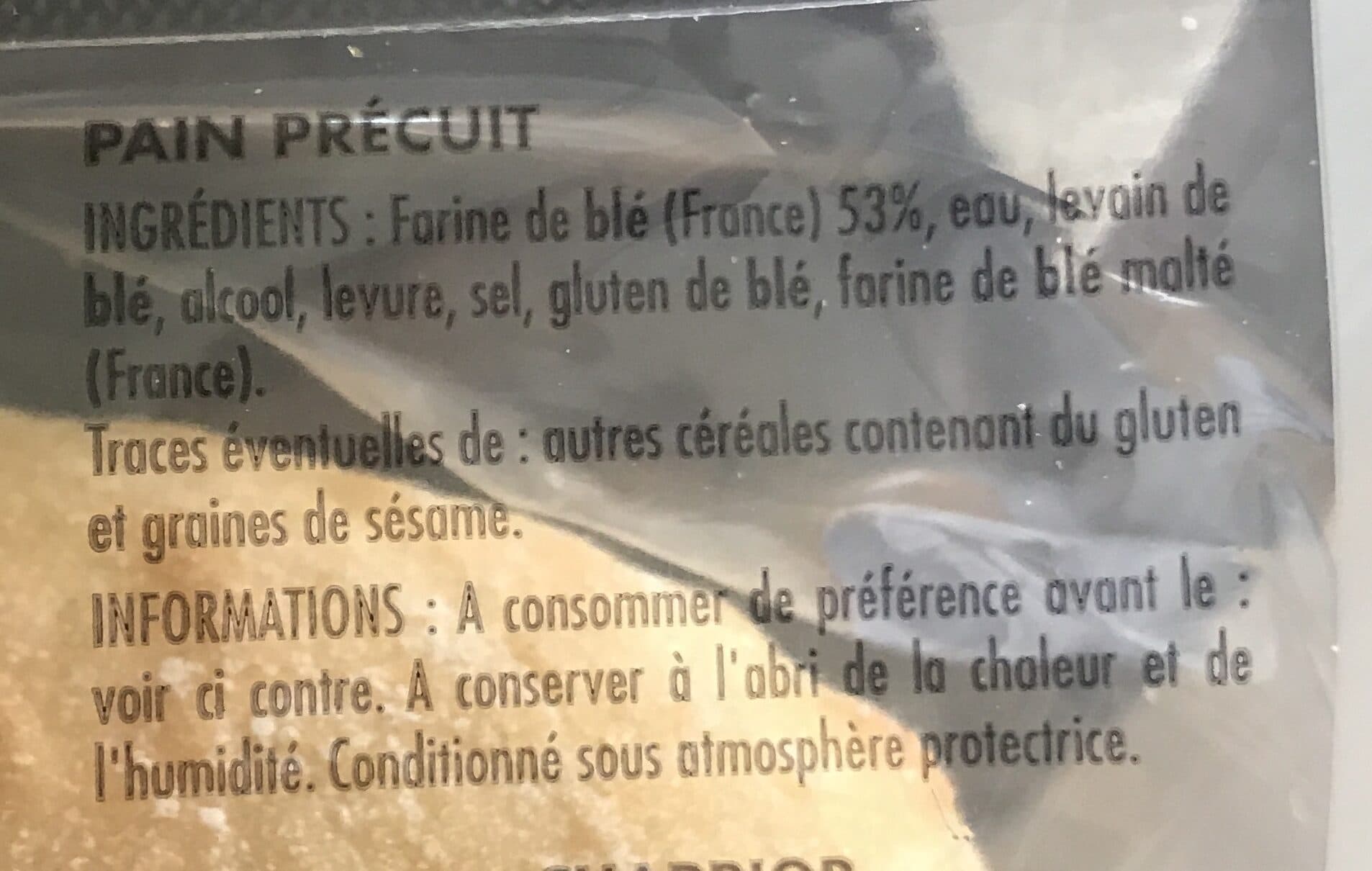 Chabrior Baguette Précuite Incontournable packshot