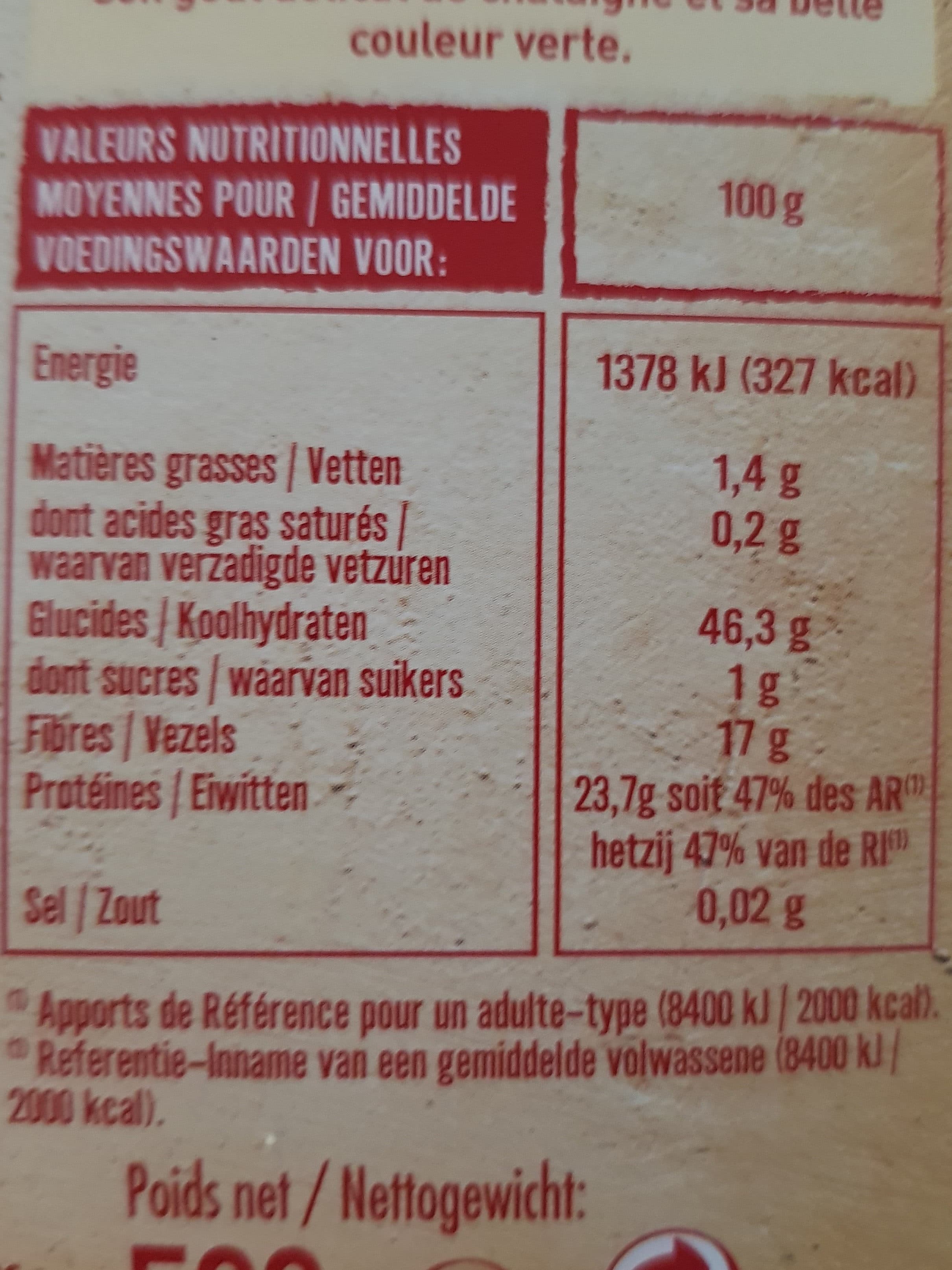 Itinéraire des saveurs Lentilles vertes du Berry packshot
