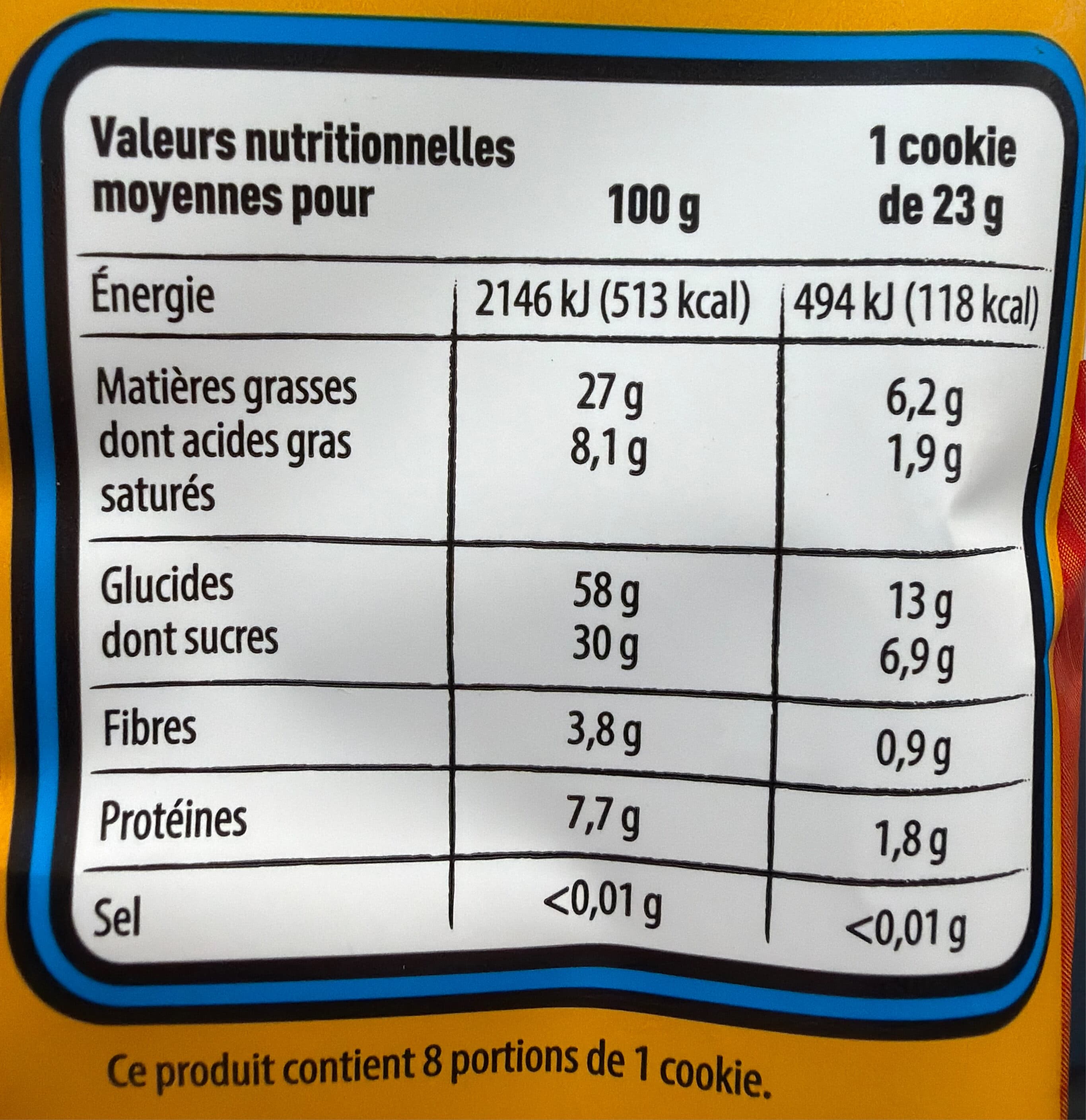 Chabrior Cookies Maxi Pépites Chocolat & amandes caramélisées packshot