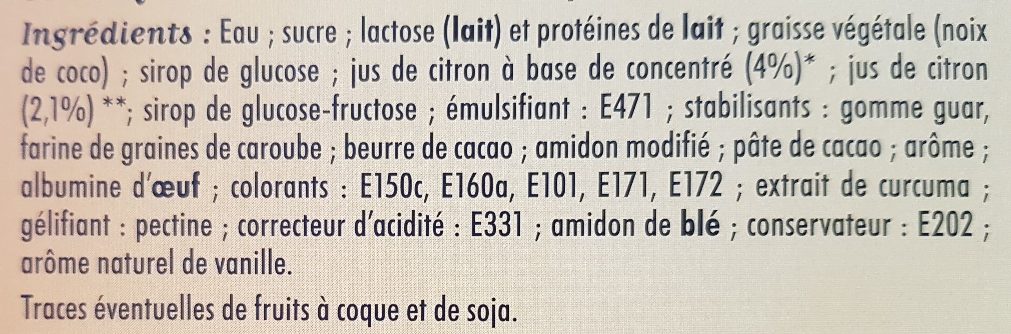 Adélie Bûche façon citron meringué packshot