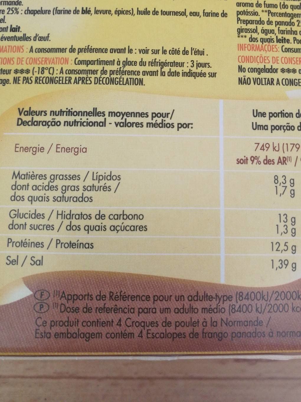 Volaé Volaé Croque de poulet à la normande 4 400 g packshot