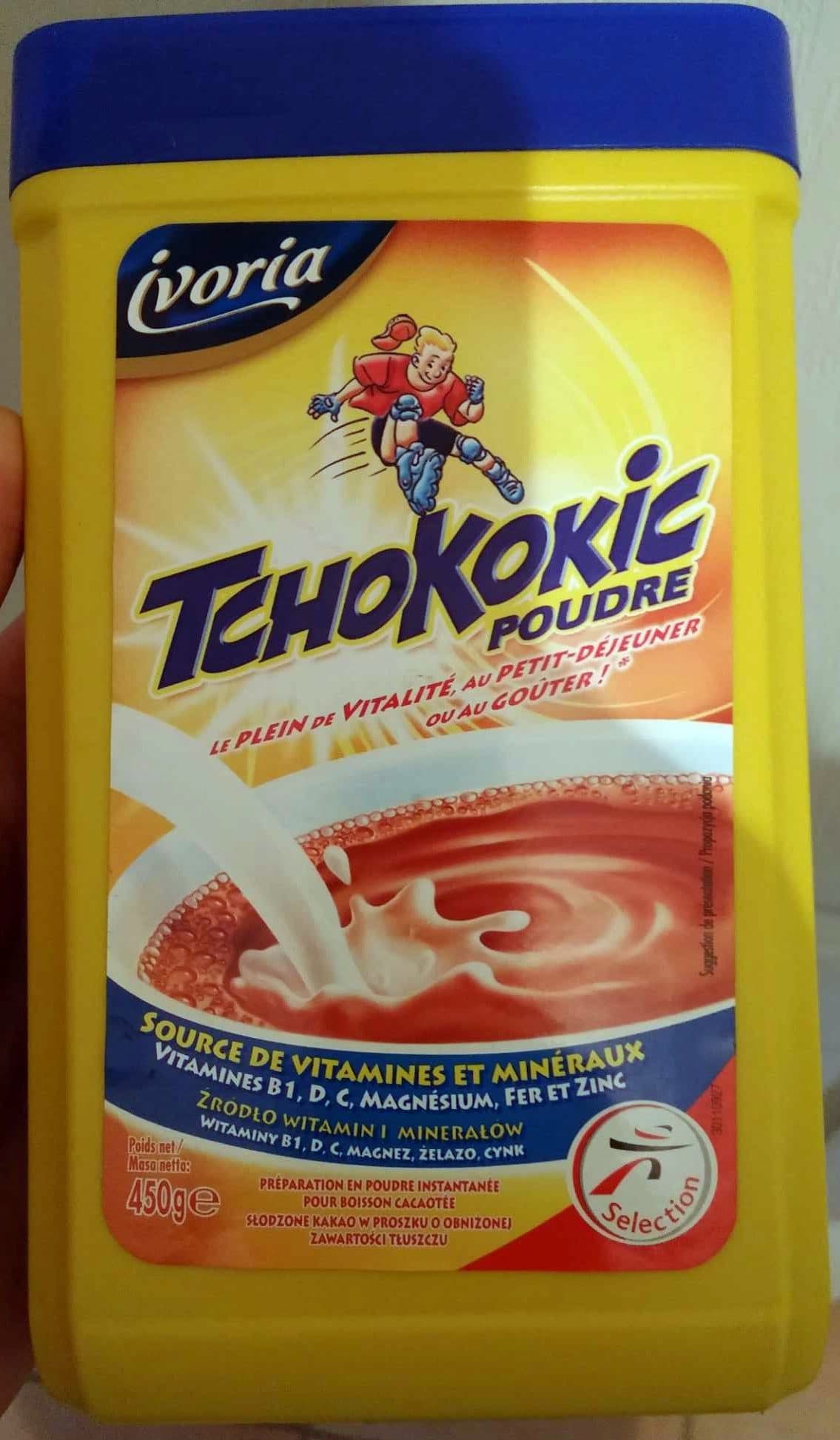 Intermarché Ivoria Chocolat en poudre Tchokonic 450 g packshot