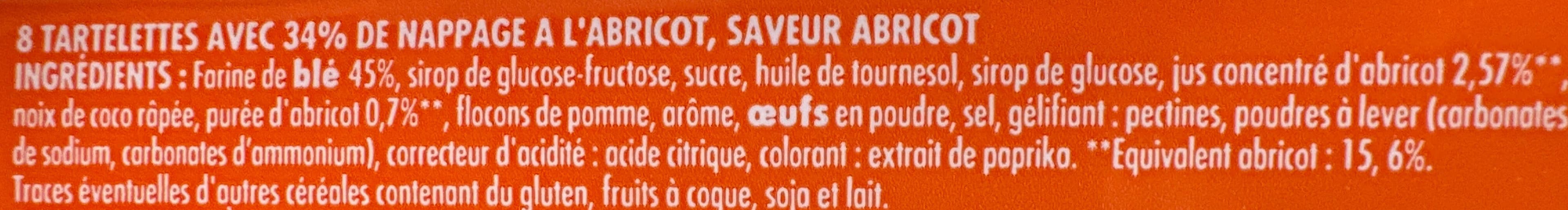 Chabrior Tartelettes rondes abricot 150g packshot