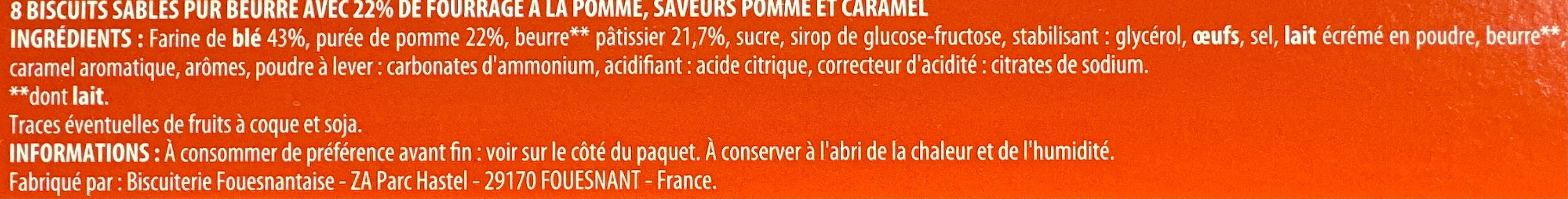Chabrior Sable fourrage pomme 100g packshot