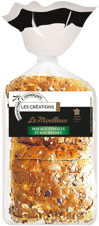 Chabrior Pain aux céréales et aux graines les créations 500g packshot