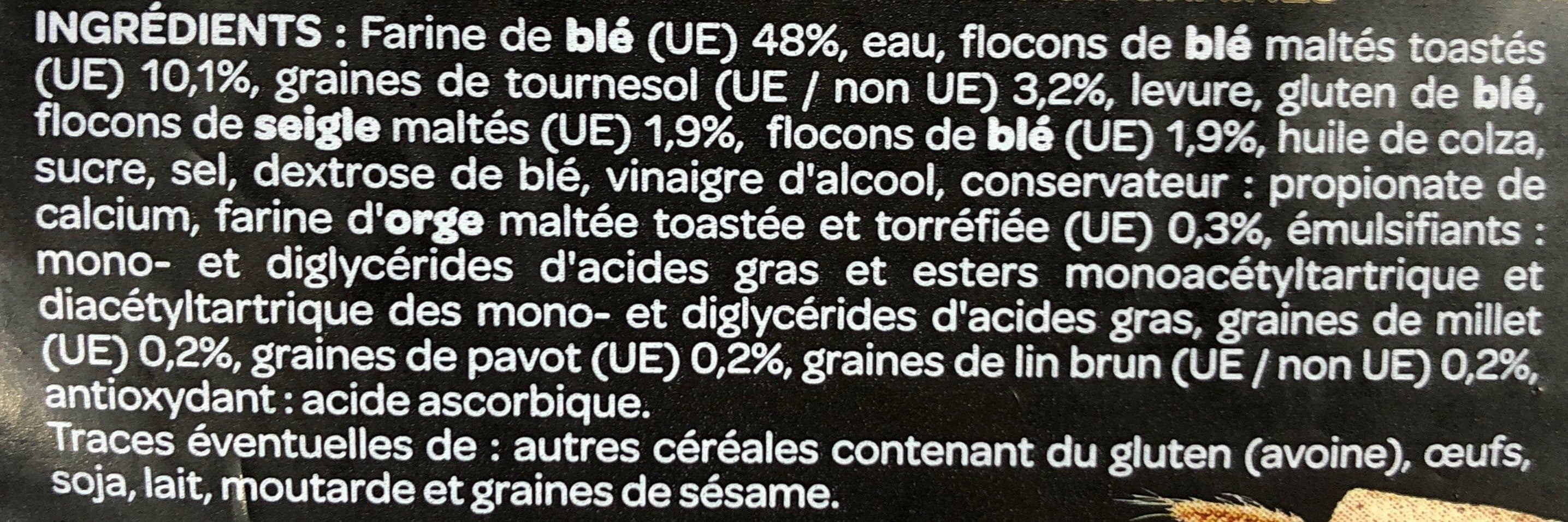 Chabrior Pain aux céréales et aux graines les créations 500g packshot