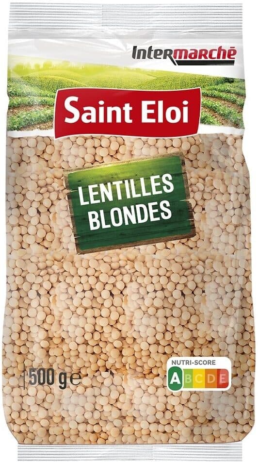 Saint eloi Lentille blonde 500g packshot