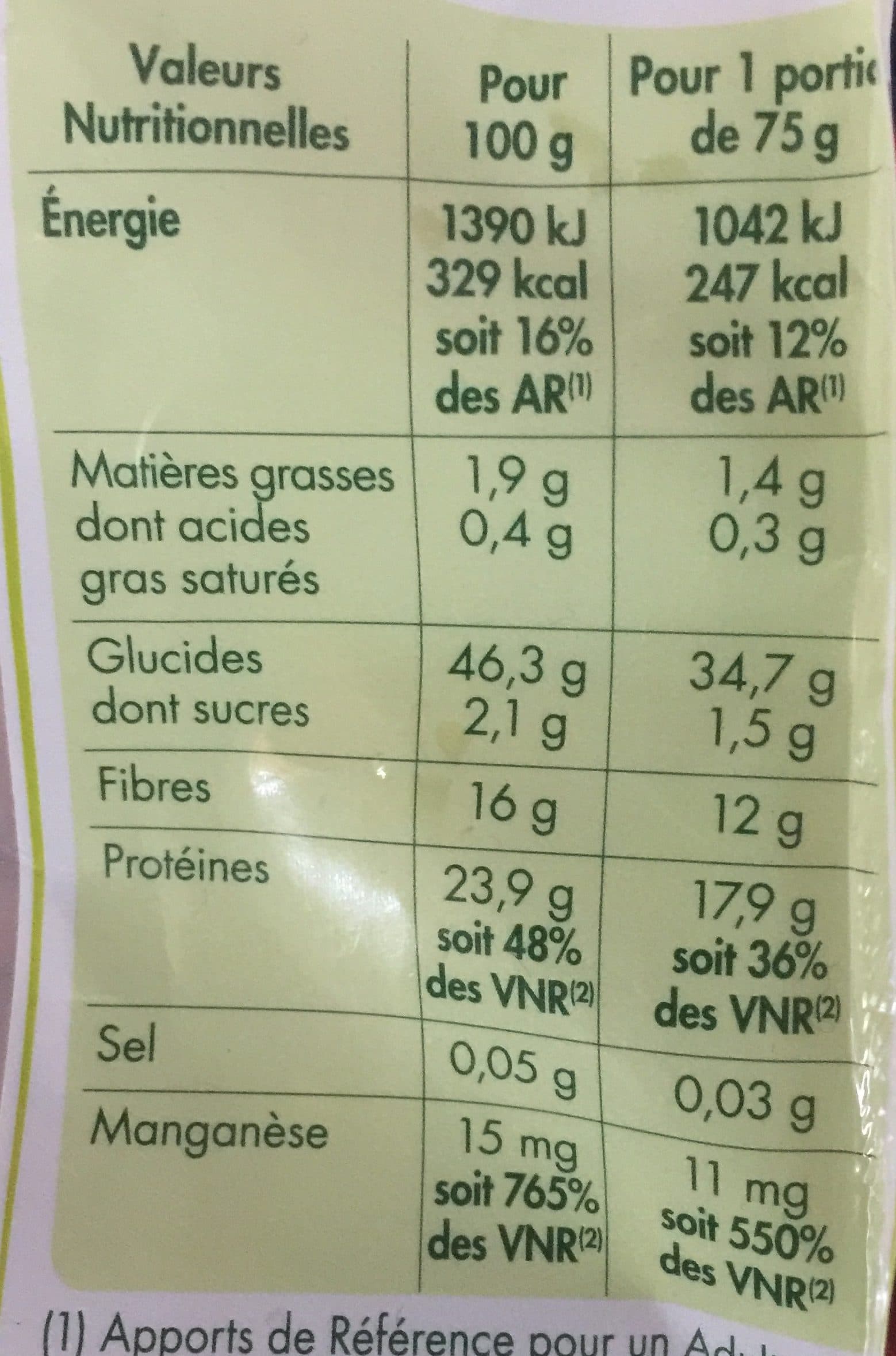 Saint eloi Lentille blonde 500g packshot