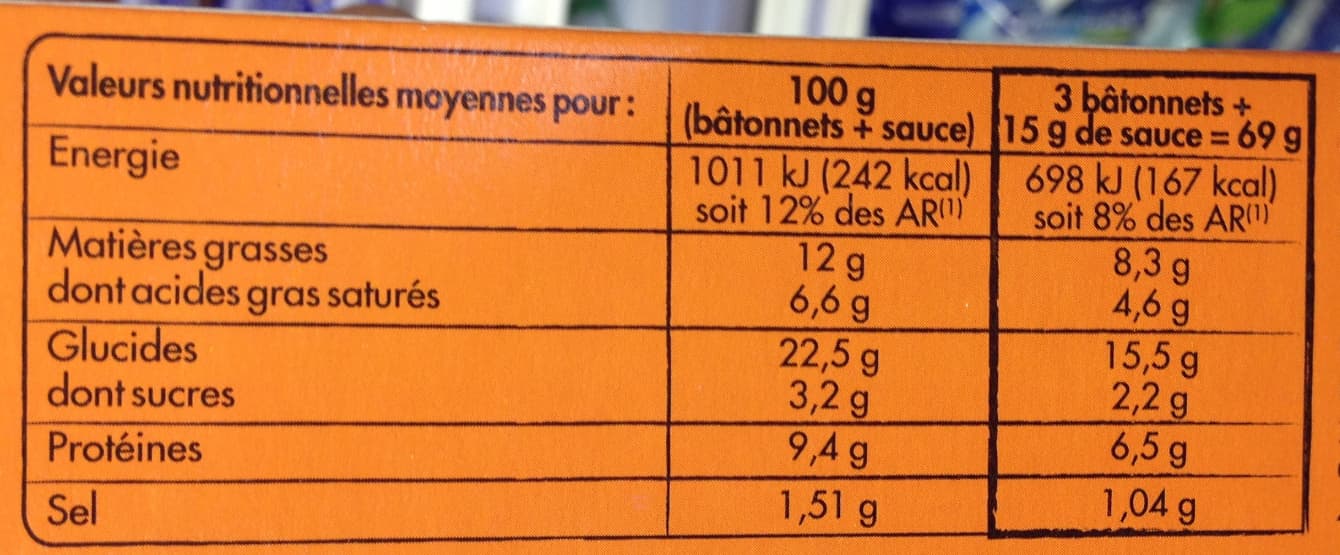 Intermarché Cheese sticks 230g packshot