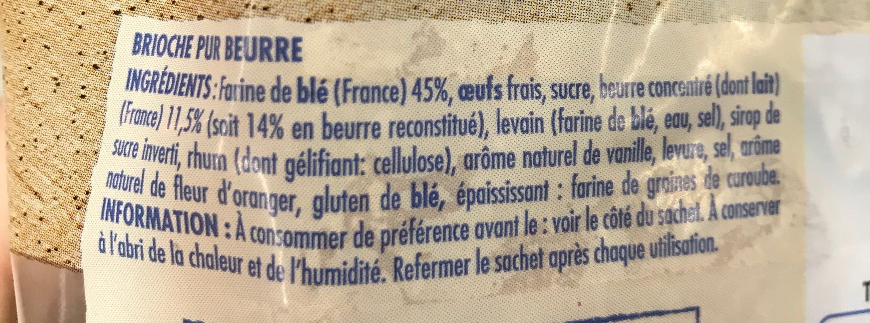 Intermarché Brioche Vendéenne Tranchée Pur Beurre, Tressée à la Main, IGP packshot