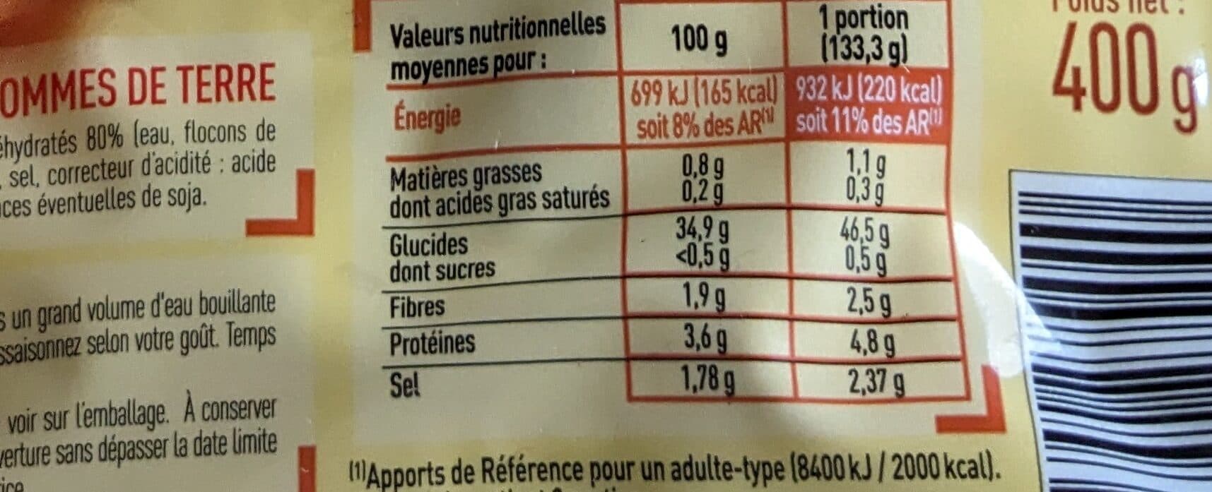Netto GNOCCHI NATURE 400g packshot
