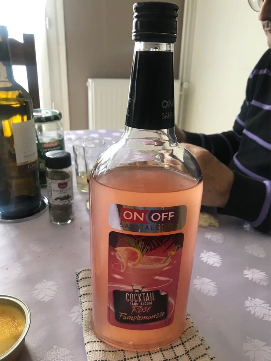 Open Food Facts Rosé pamplemousse sans alcool packshot