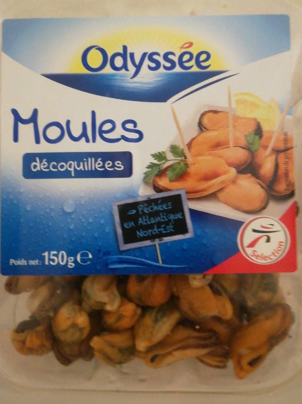 Odyssée Moules décoquillées packshot