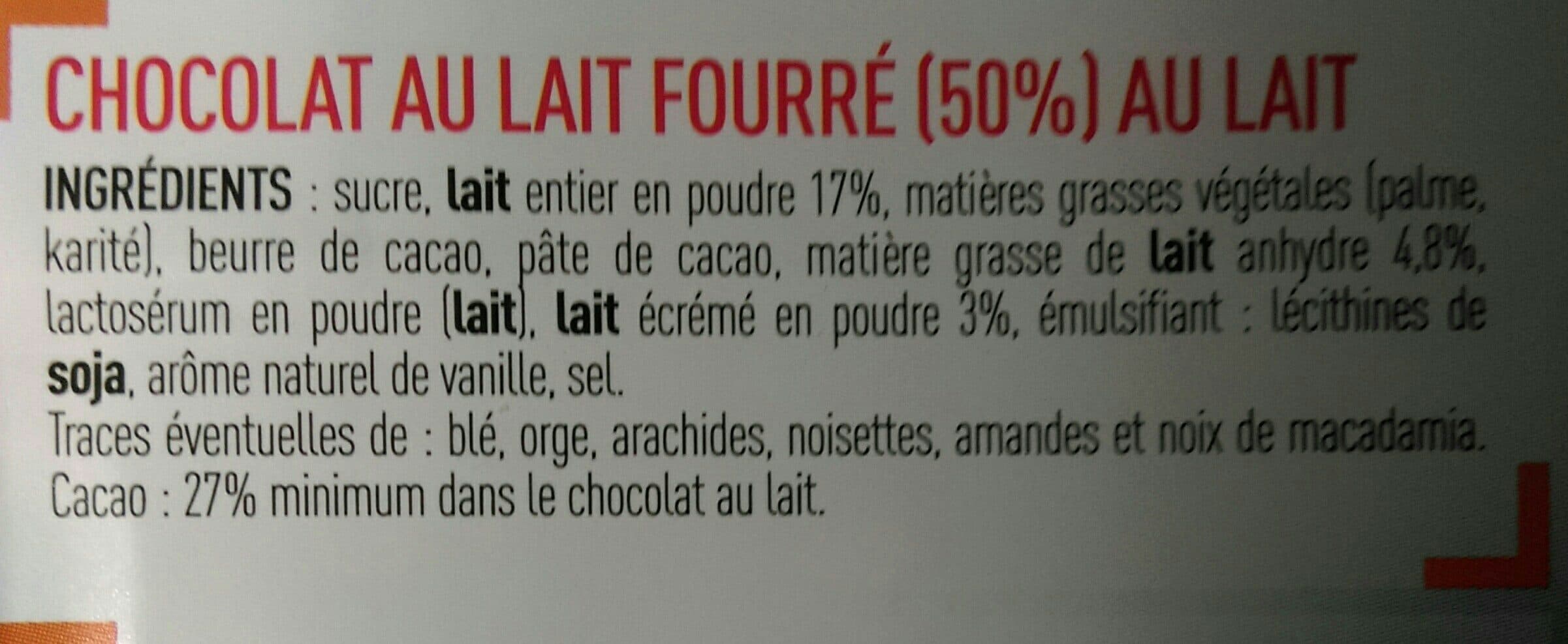 Netto Tablette familiale Chocolat au lait fourrage au lait - 2x100g packshot