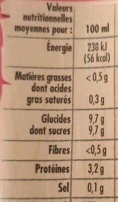 Pâturages Lait goût fraise packshot