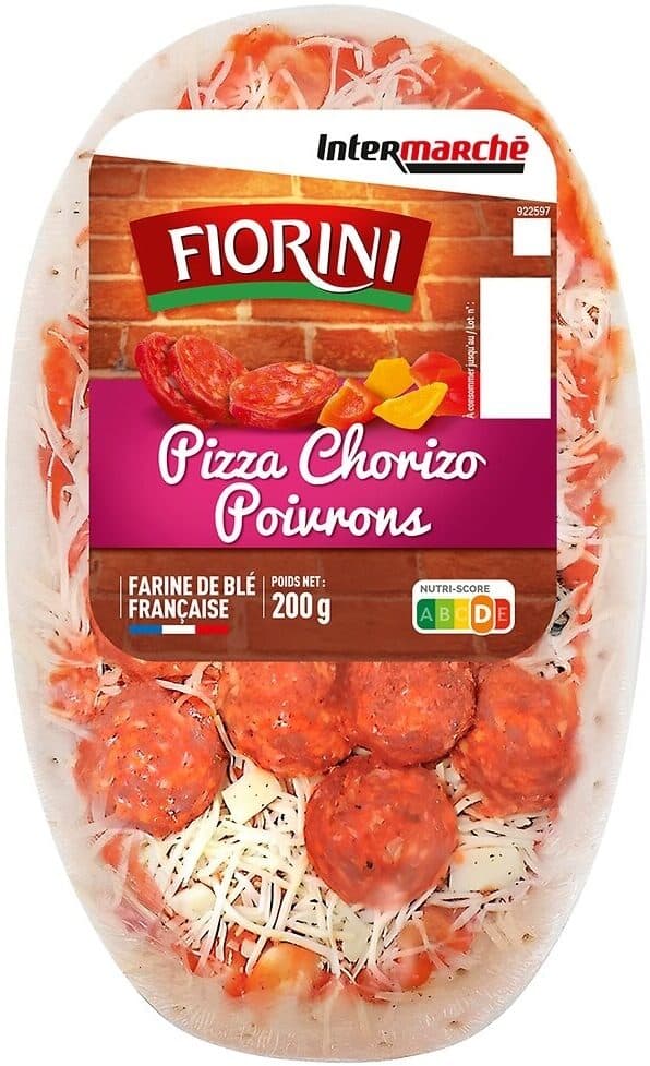 Fiorini Pizza 200g - chorizo poivrons packshot