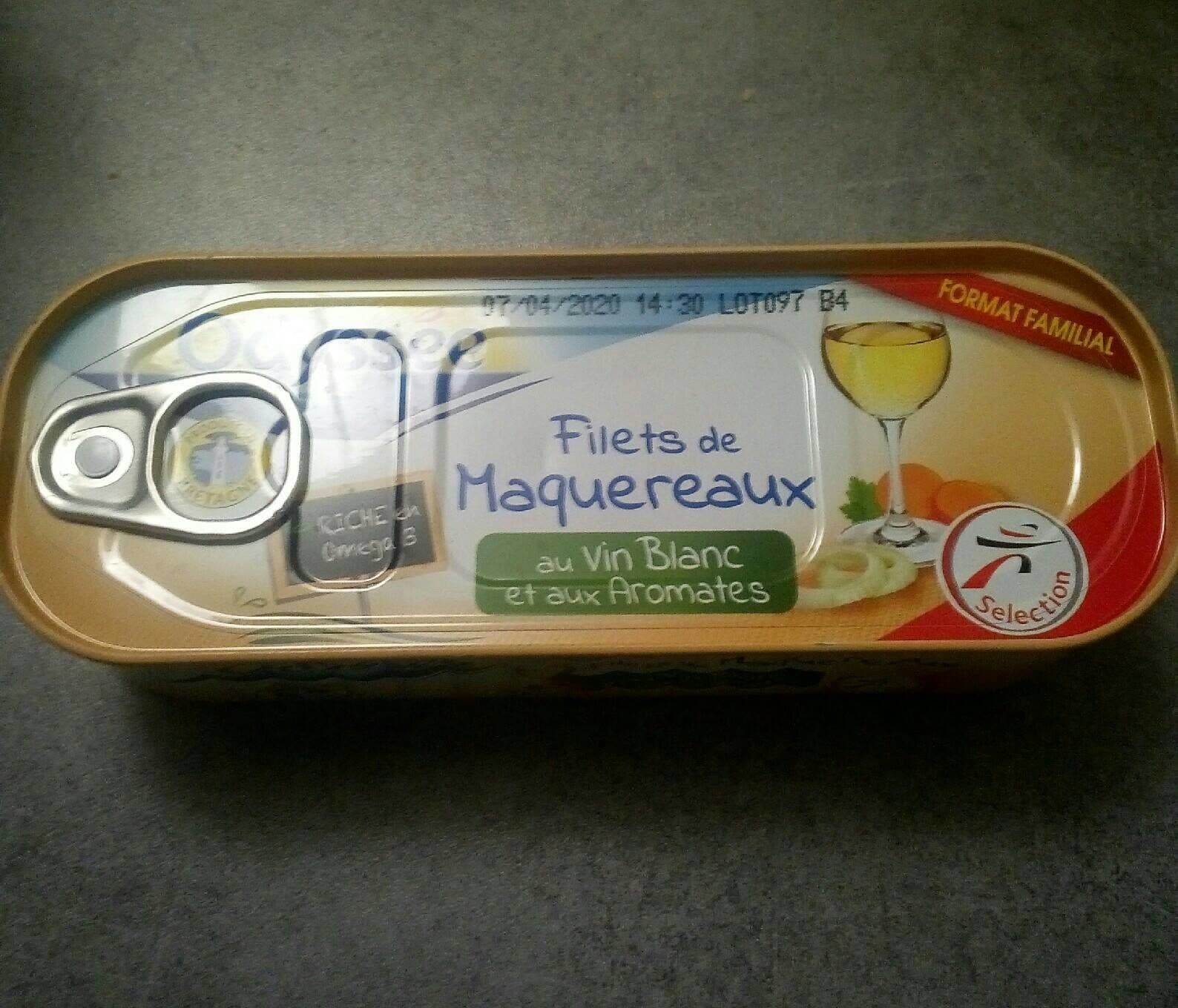 Odyssée Filets de maquereaux au vin blanc et aux aromates packshot