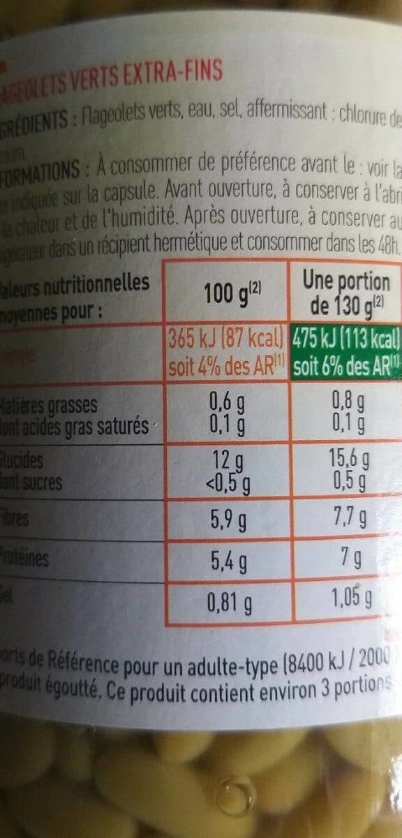 Netto Flageolets verts extra fins - 72 cL packshot