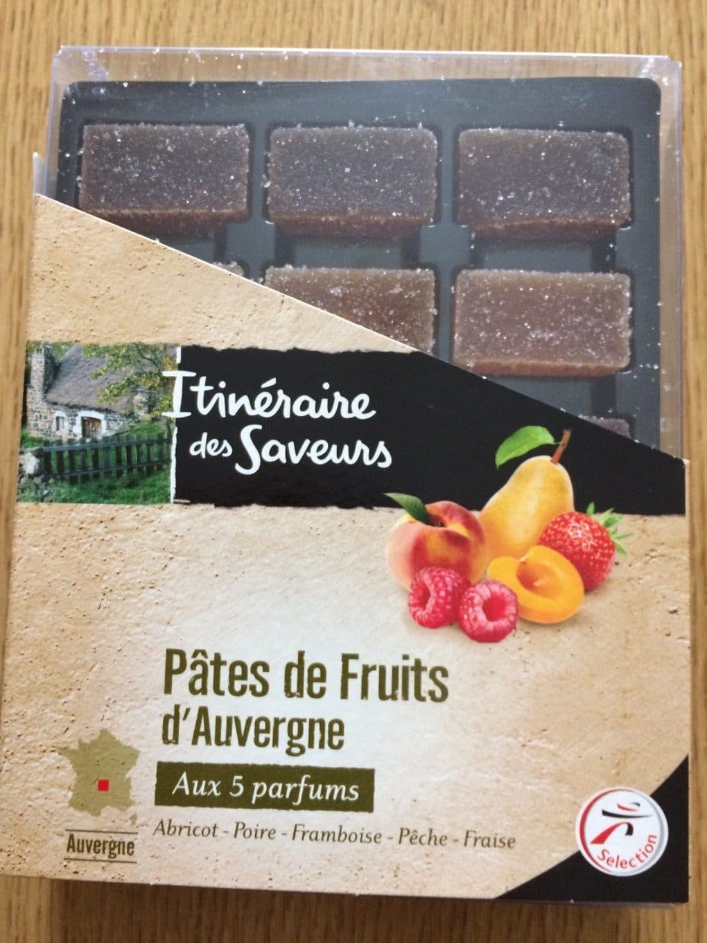 Itinéraire Des Saveurs Pates de fruits d'Auvergne aux 5 parfums - 300g packshot