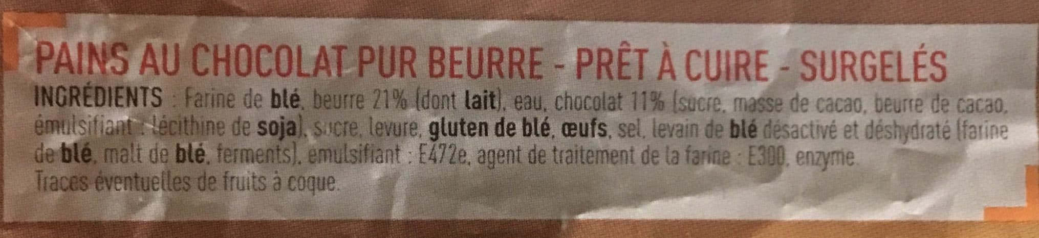 Netto Pains au chocolat pur beurre x8 packshot