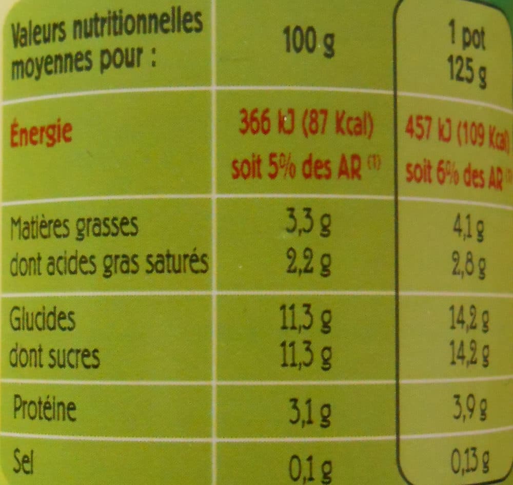 Pâturages Yaourt étuvé bio citron 4x125g packshot