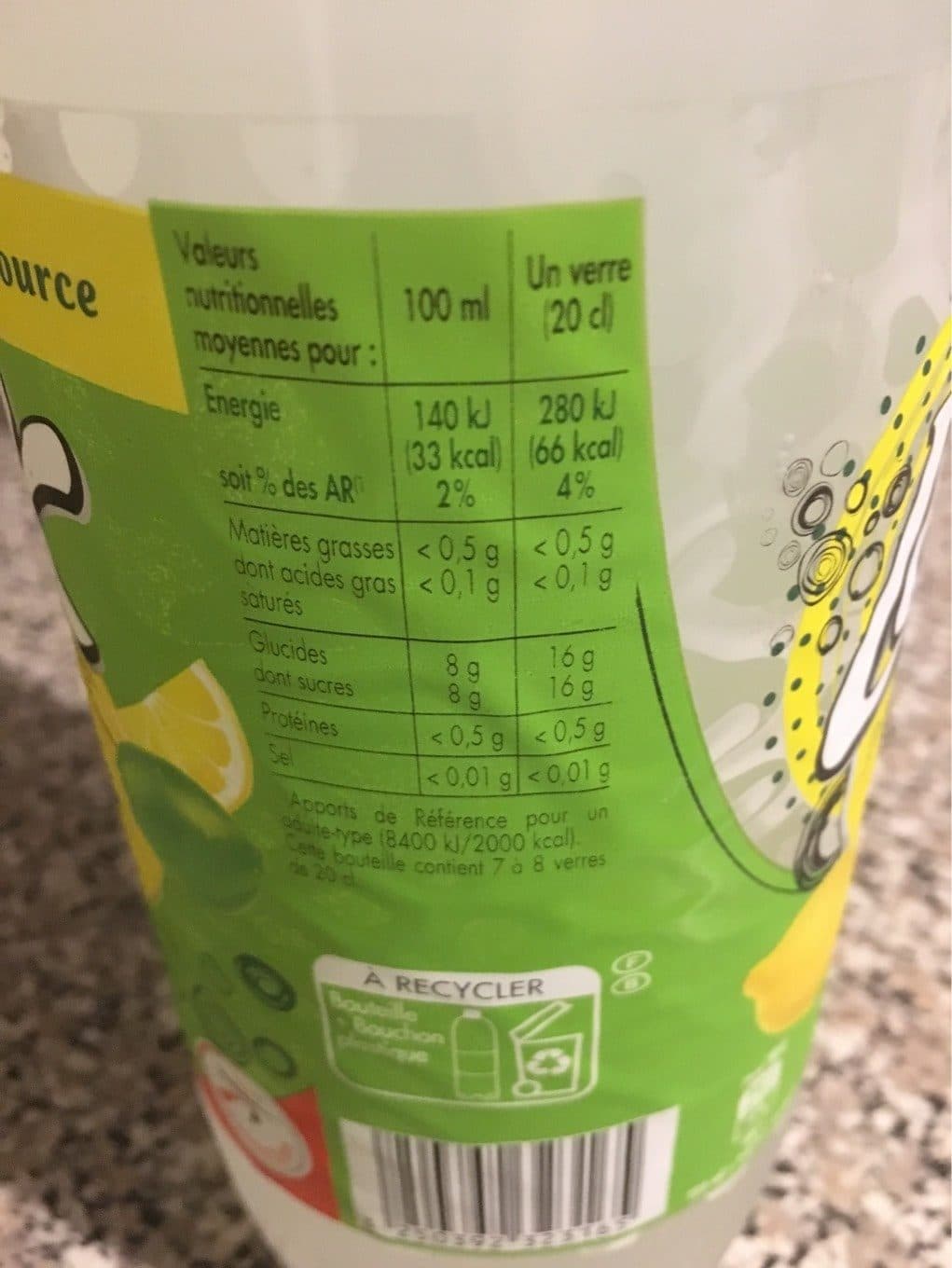 Intermarche LOOK INTENSE Citron PET 1,5L packshot