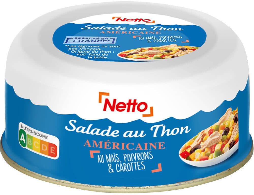 Netto Salade au thon américaine packshot