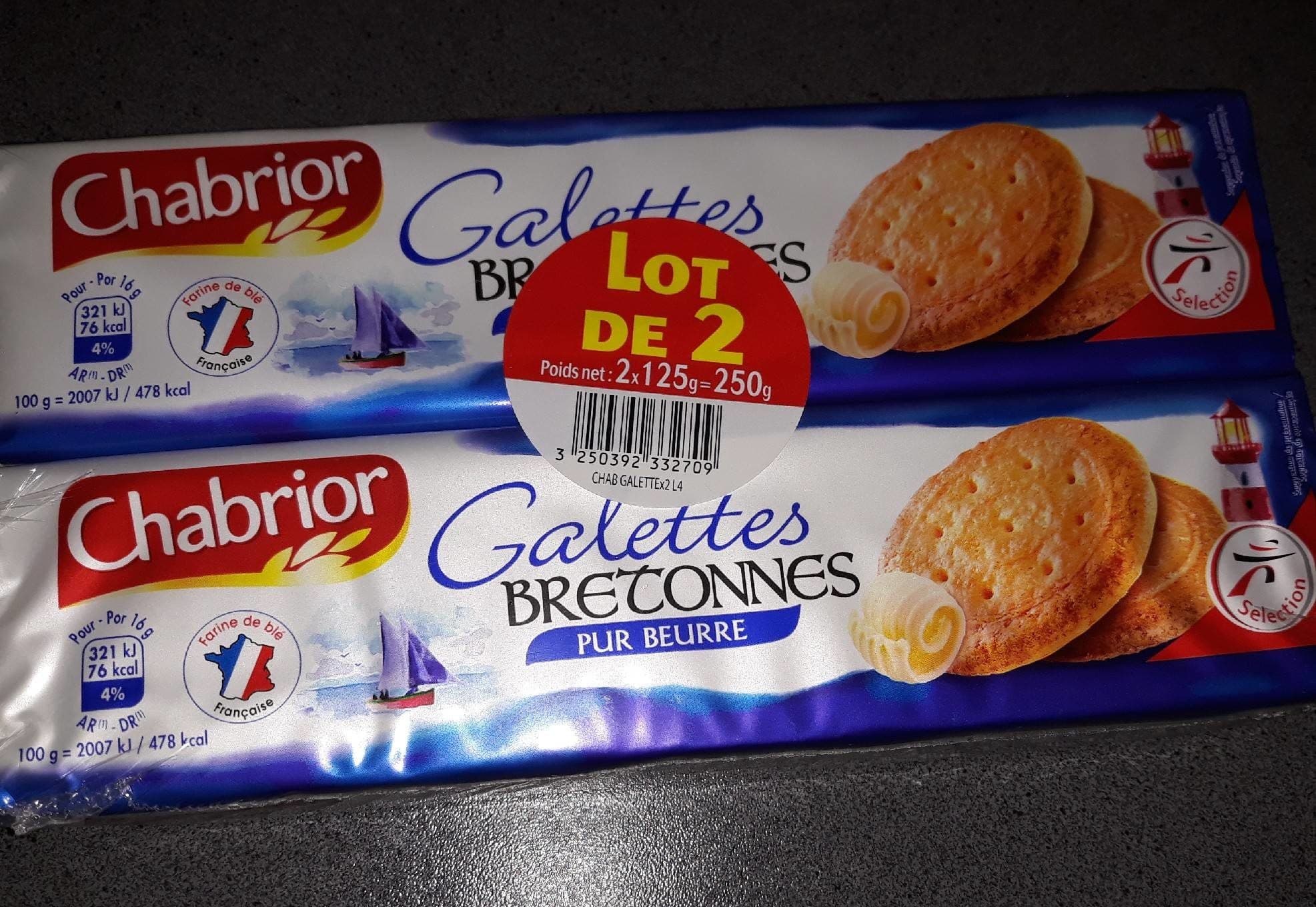 Chabrior Galettes bretonnes pur beurre packshot