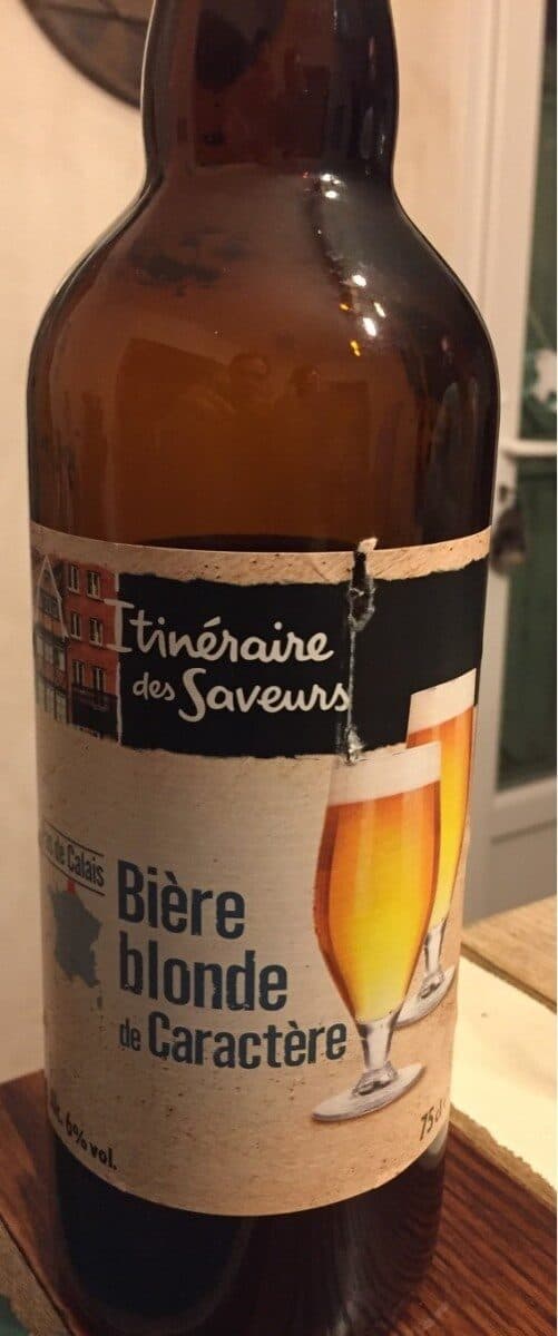 Intermarché Bière blonde de caractère packshot