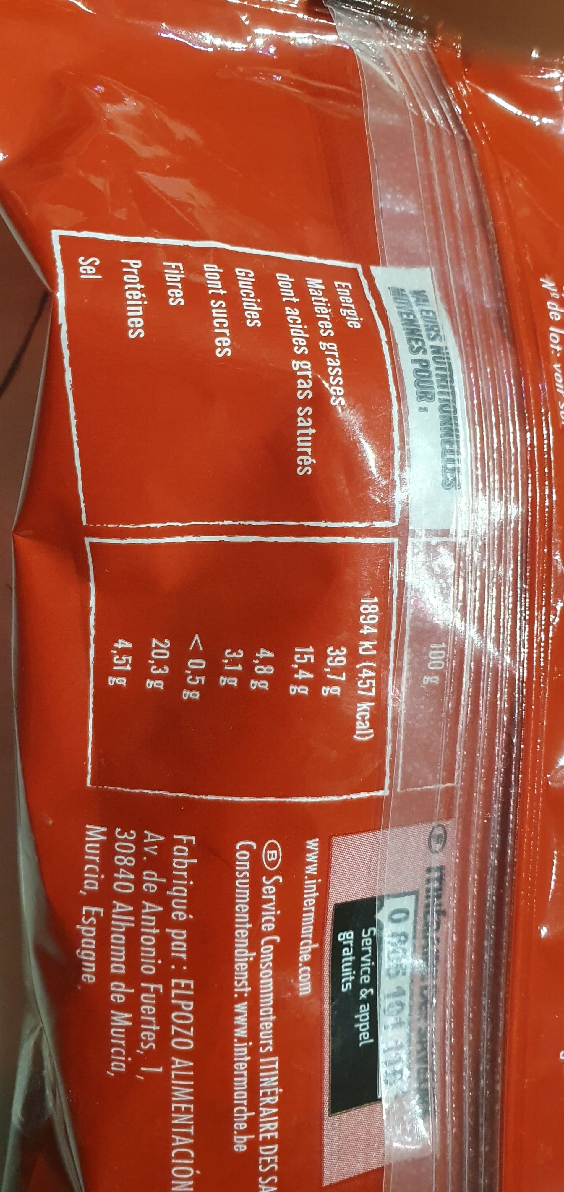 Itinéraire des Saveurs Chorizo au piment d'Espagne packshot