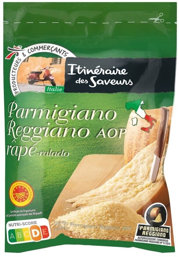 Itinéraire des Saveurs Parmigiano reggiano aop rape 12 mois lc 60g packshot
