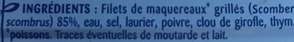 Odyssee Filets de Maquereaux Grillés au naturel packshot
