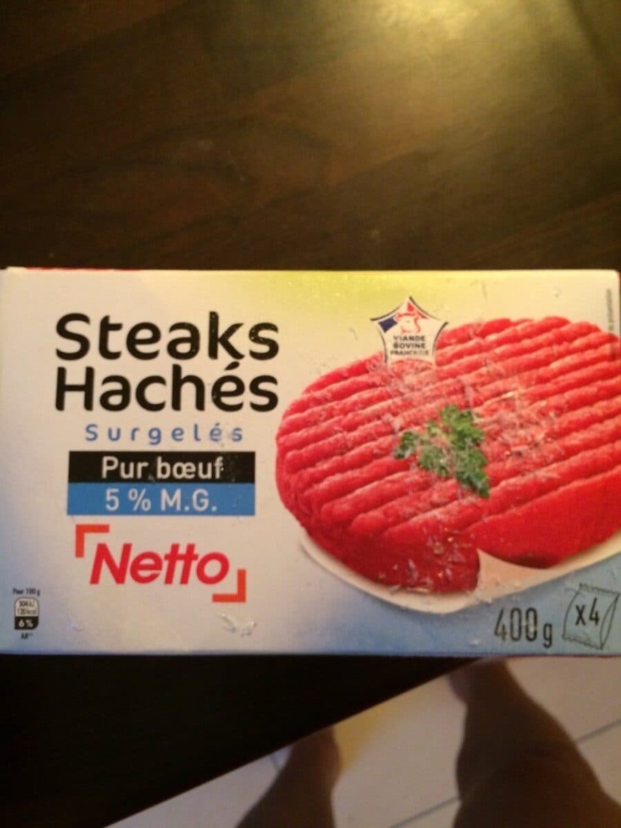 Netto Steaks hachés packshot