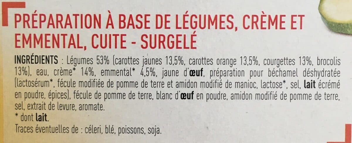 Netto 4 Mini gratins petits légumes 480g packshot