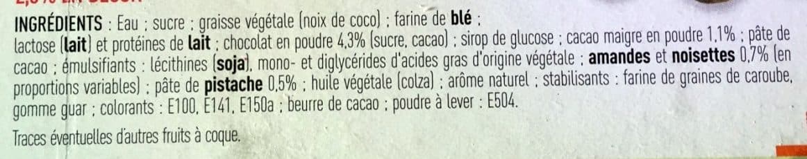 Netto Cône pistache - chocolat (G) pépites de chocolat et nougatine x6 - 120mL packshot