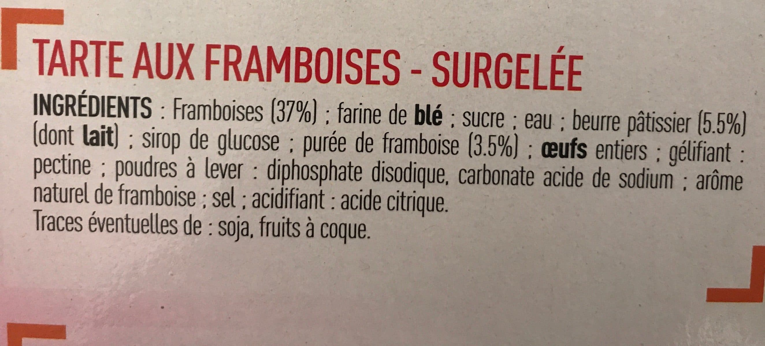Netto Tarte aux framboises packshot