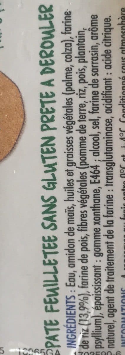 Regain PATE A TARTE FEUILLETEE SANS GLUTEN 280g packshot