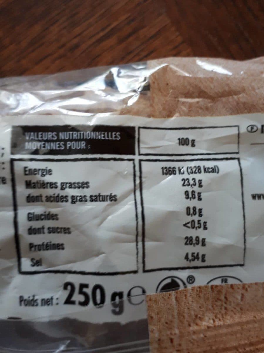 Open Food Facts Saussicon Corse packshot