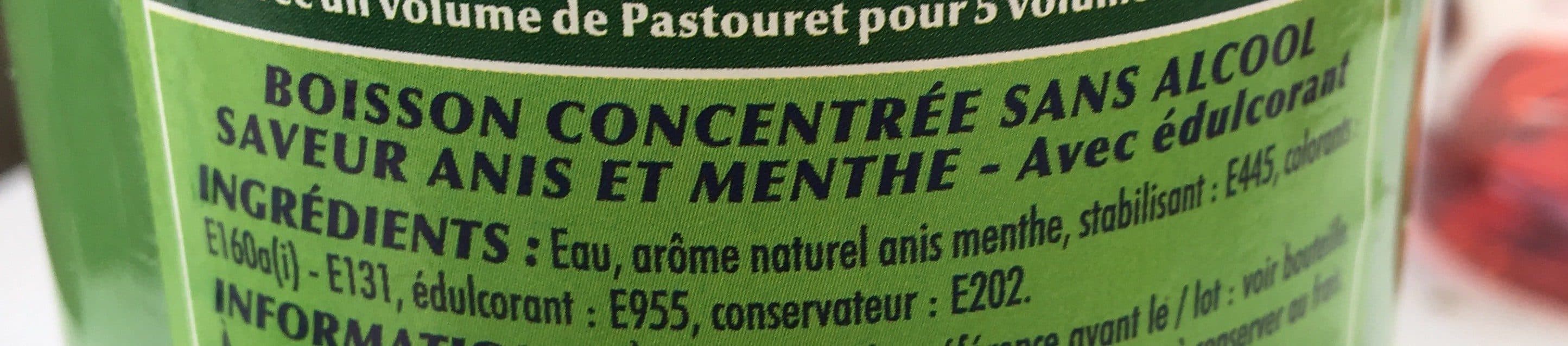 J Apéritif anisé sans alcool saveur menthe packshot