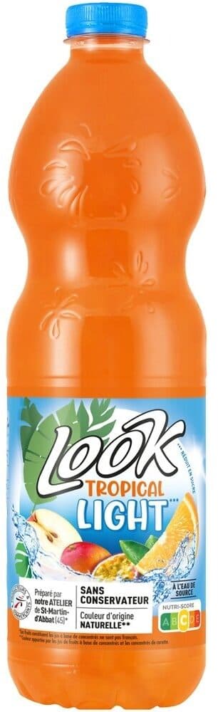 Look LOOK TROPICAL ZERO / LIGHT , 2 l (litre) 2L, PET packshot