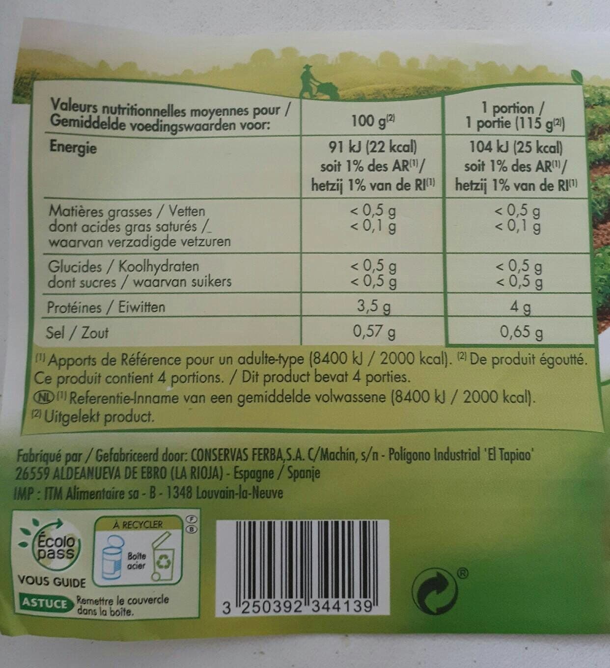 Saint Eloi Champignons de Paris entier 1er choix packshot
