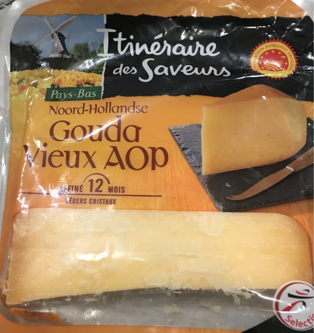 Intermarche Gouda vieux AOP 12 Mois packshot