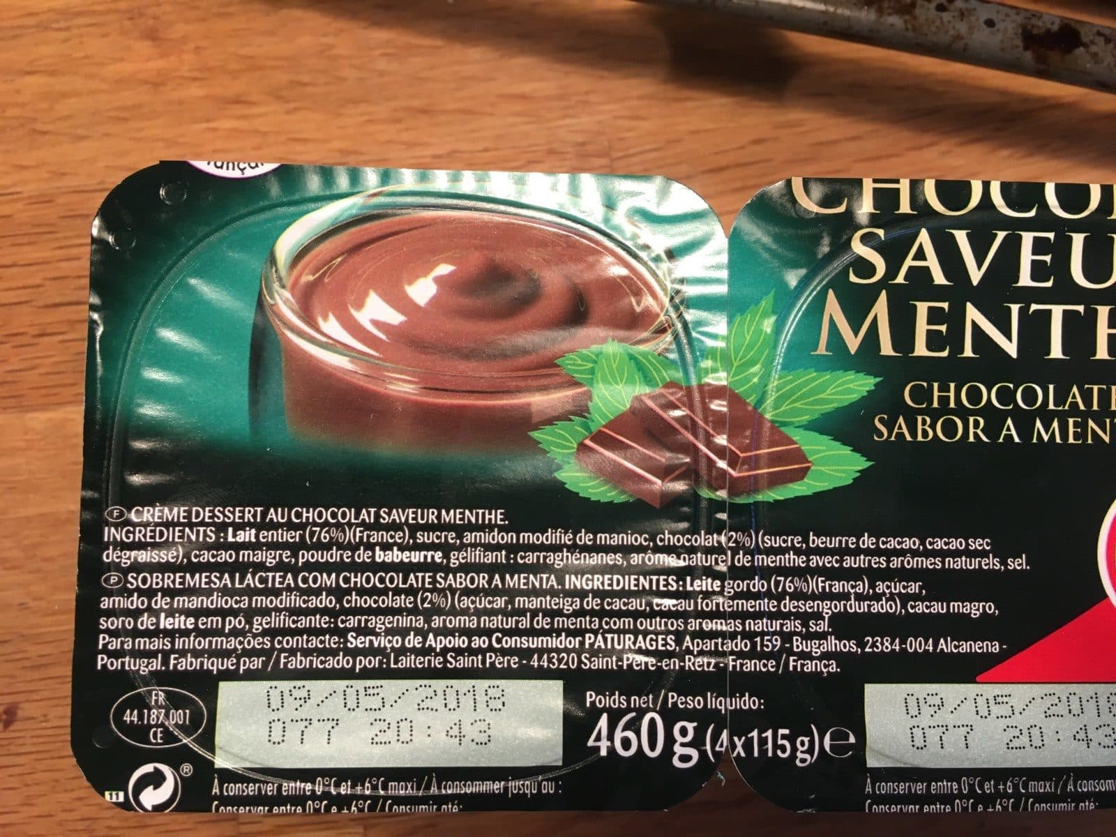 Pâturages Pâturages paturette chocolat menthe packshot