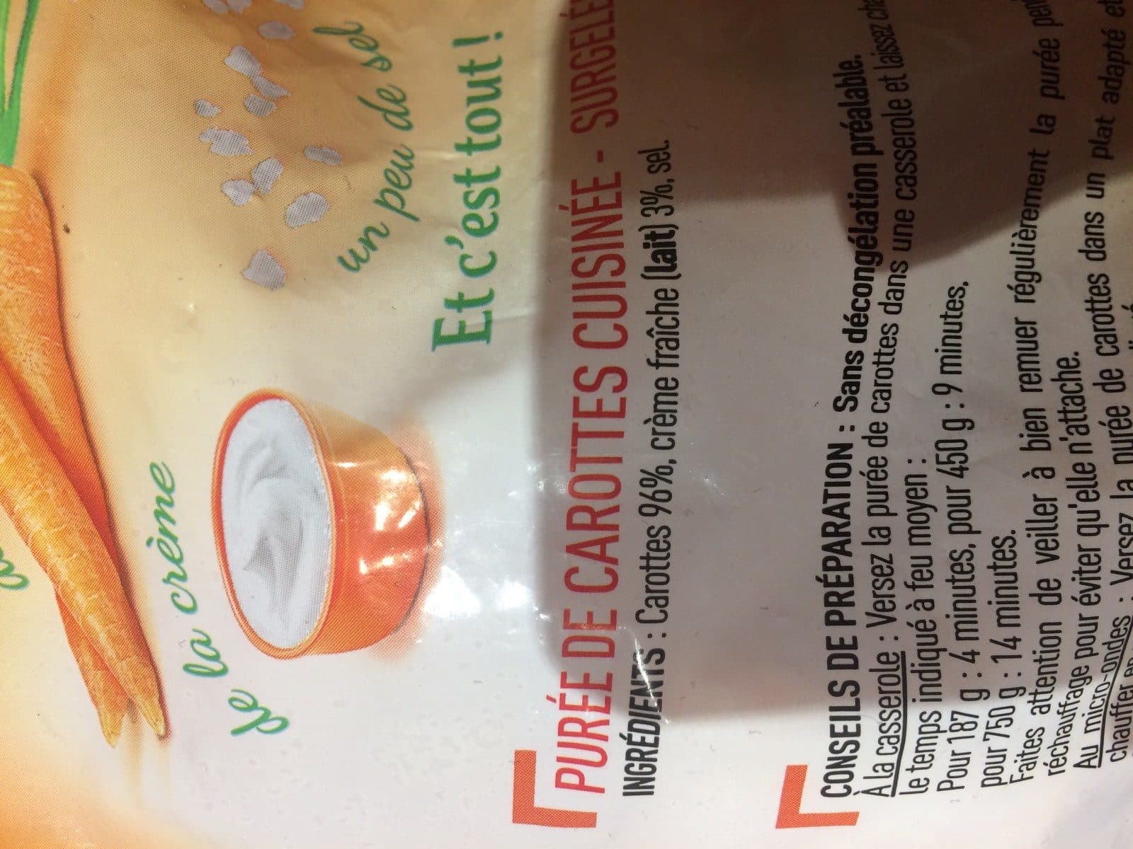 Netto Purée de carottes cuisinée 750g packshot