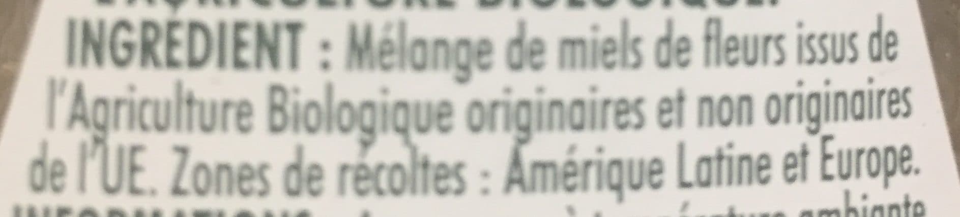 Paquito Miel de fleur bio packshot