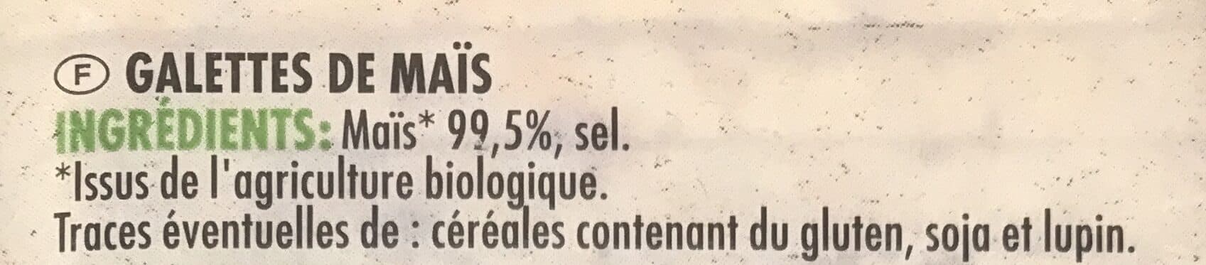 Regain Galettes de maïs bio packshot