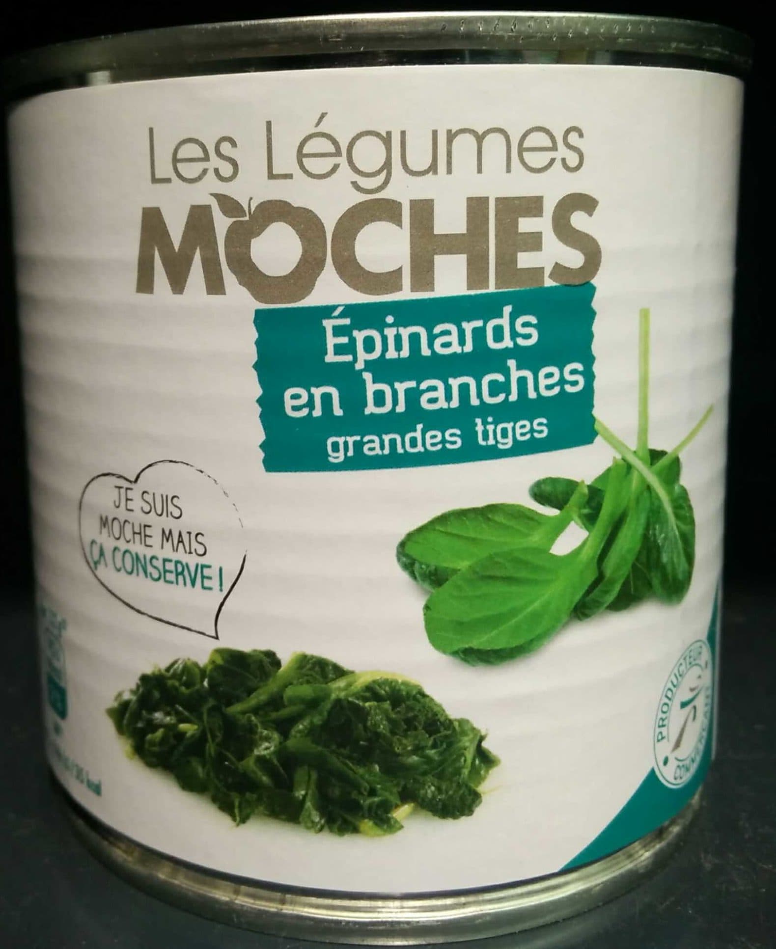 Intermarché Épinards en Branches packshot